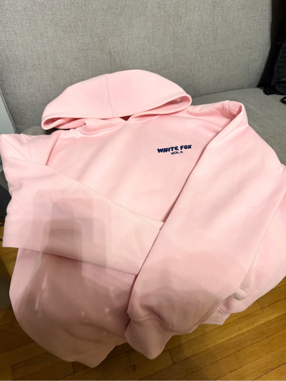 White Fox Boutique Pink Hoodie Sweatshirt
